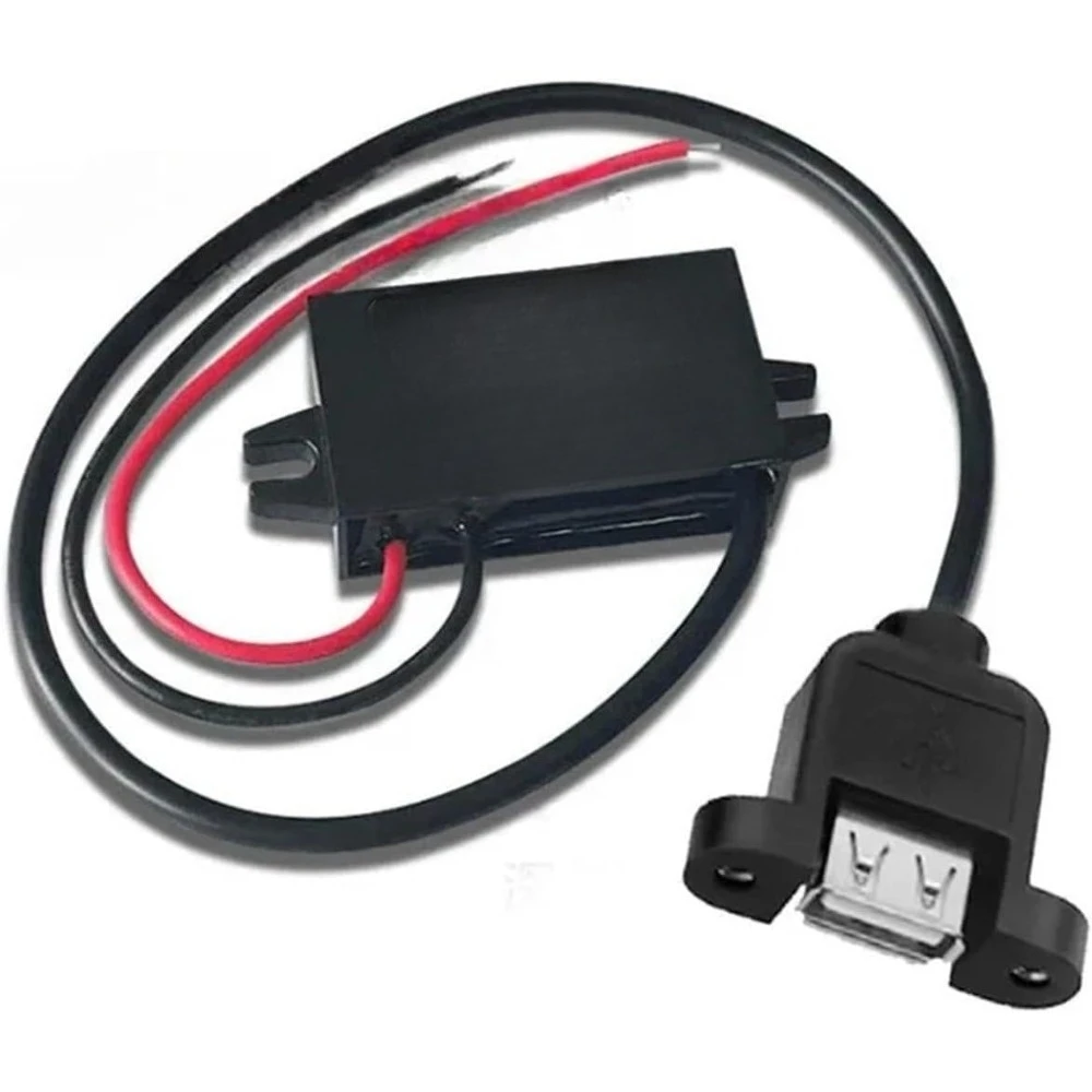 

DC/DC 12V 24V To 5V 3A Buck Converter Charger Car DC Step Down Voltage Regulator Waterproof For Car Lighting (to 5V USB Install)