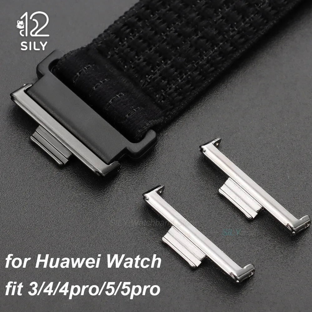 2PCS Connector For Huawei Watch Fit 5 Pro 4 Strap Connectors 18mm 20mm 22mm Metal Adapters Accessories For Huawei Fit5 Fit4 Fit3