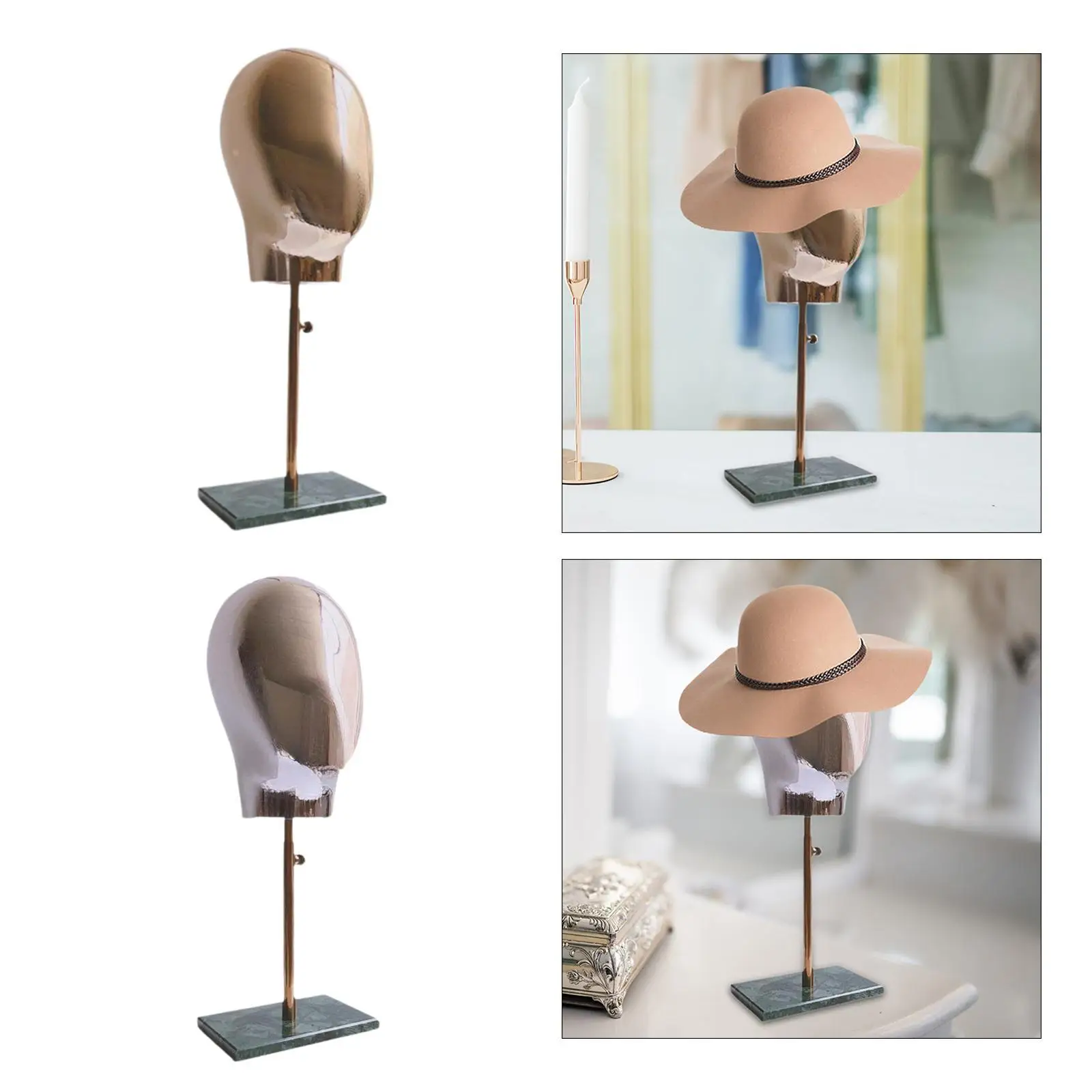 Testa di manichino staccabile cappello Display testa modello multiuso stabile leggero professionale per copricapo cuffie cappello salone