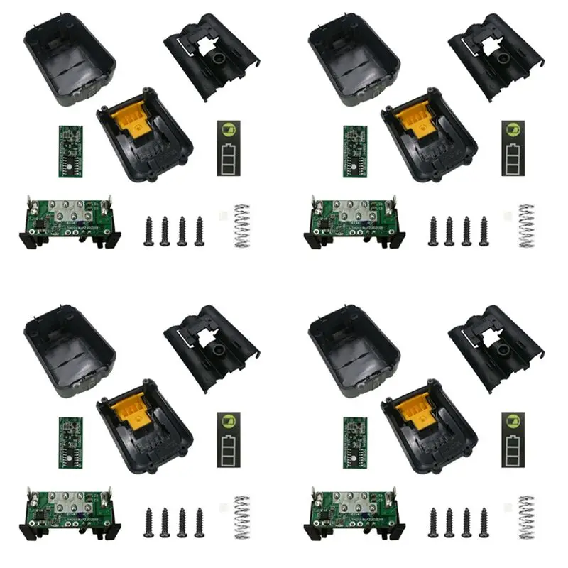 4x-dcb120バッテリープラスチックケース-pcb充電保護回路基板ボックス-108v-12vリチウムバッテリー用-dcb125