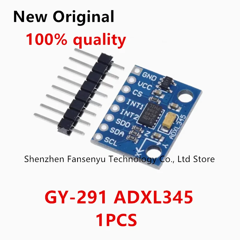 

GY-291 ADXL345 digital three-axis gravity acceleration inclination module IIC/SPI transmission straight shot