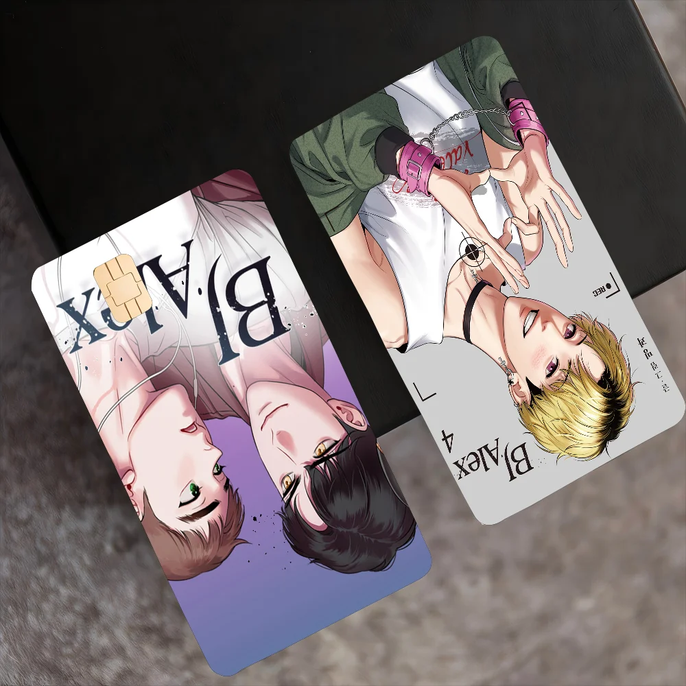 Bj-alex Anime Spend Or Save Funny Shell On Off Ultra Thin No Fade Sticker Skin Cover Film For Debit Credit Card