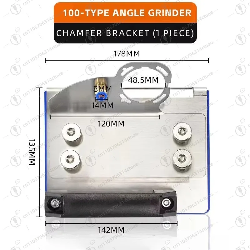 أداة شطب بلاط من الفولاذ المقاوم للصدأ من النوع 100 لقطع الشطب بزاوية 45 درجة