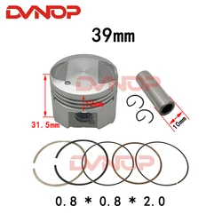 Piston for Suzuki Lets4 lets5 V50G 4T,piston 39mm pin 10mm rings,gasket,cylinder set,50cc