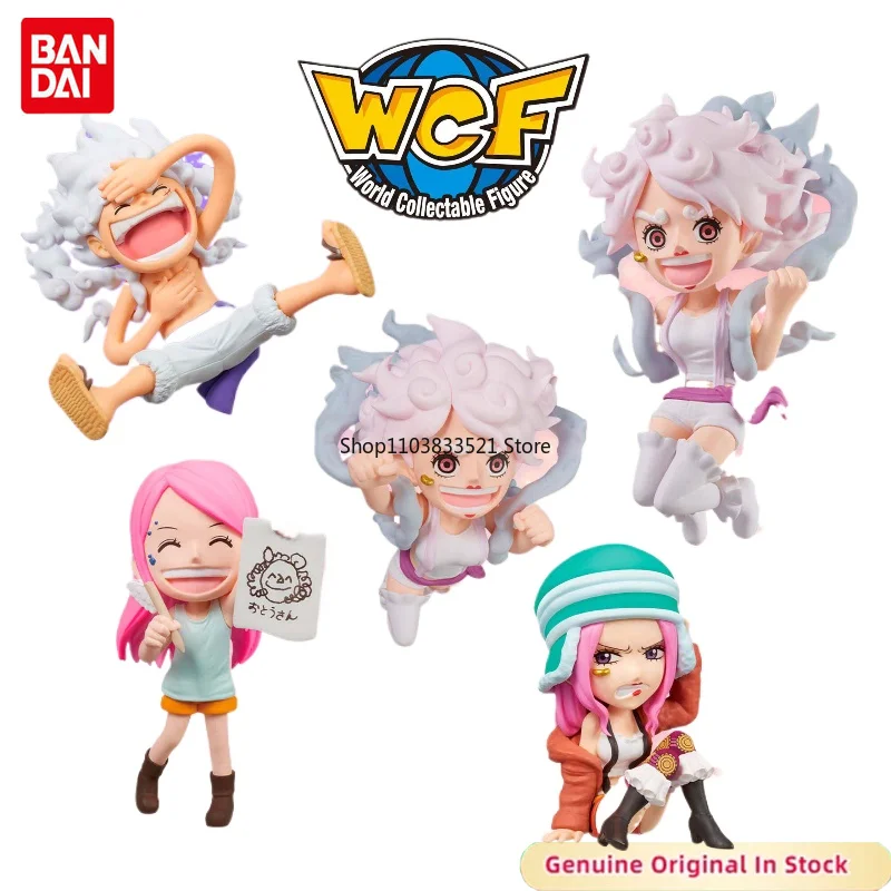 

BANDAI Original ONE PIECE WCF Series Jewelry Bonney History，Monkey D. Luffy Character Action Model Desktop Ornaments