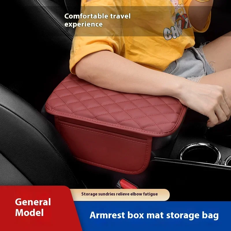

For Opel Astra H Car Interior Accessories Armrest Box Height Increase Pad Storage Bag Center Console Protector Cover Accessories