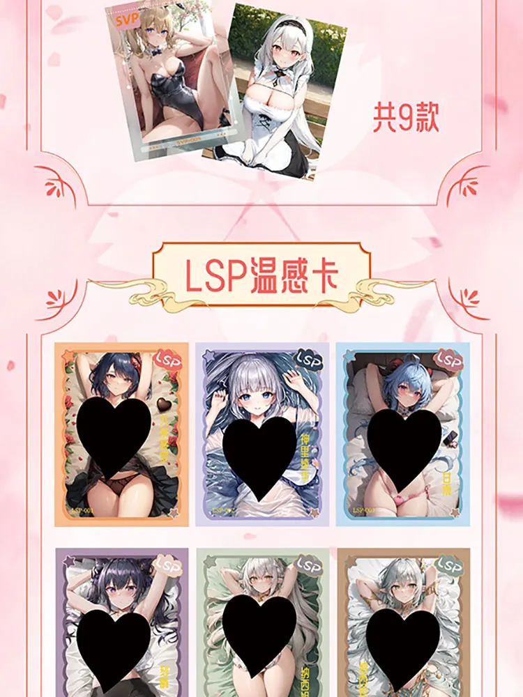 New Goddess Card Girl Feast Hobby Collectible Card Bikini Summer Suit Doujin Anime Booster Box Toy Gifts