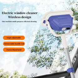XIMEIJIE electric window cleaner removable telescopic household handheld cleaner wireless brush wet and dry multi-function gift