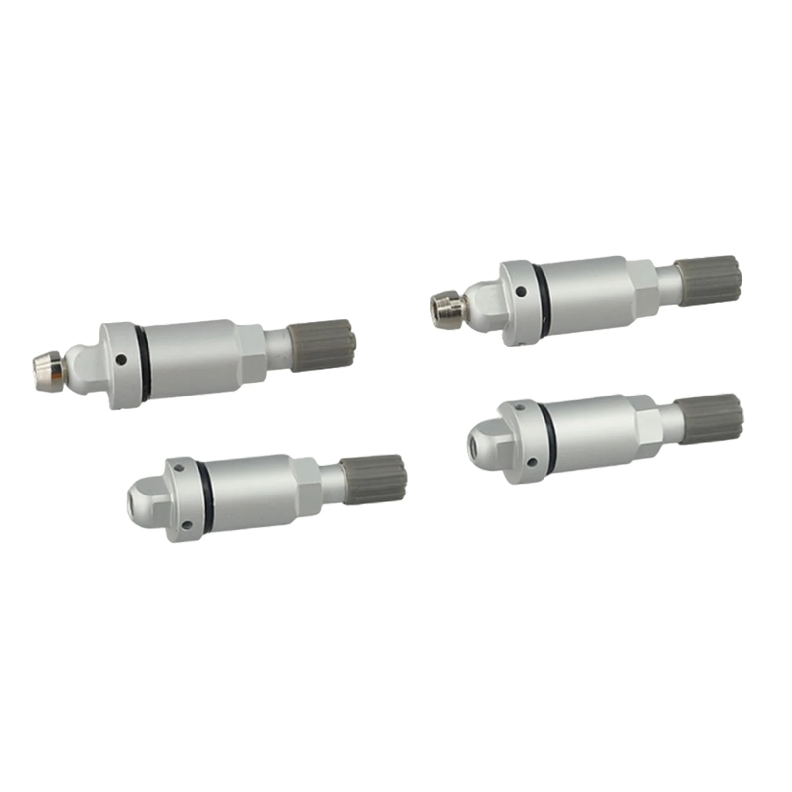 

4pc TPMS Aluminum Valve Stem Service Kit Replacemen For Tire Valves For Tesla Includes Metal And Rubber Sealing Washers