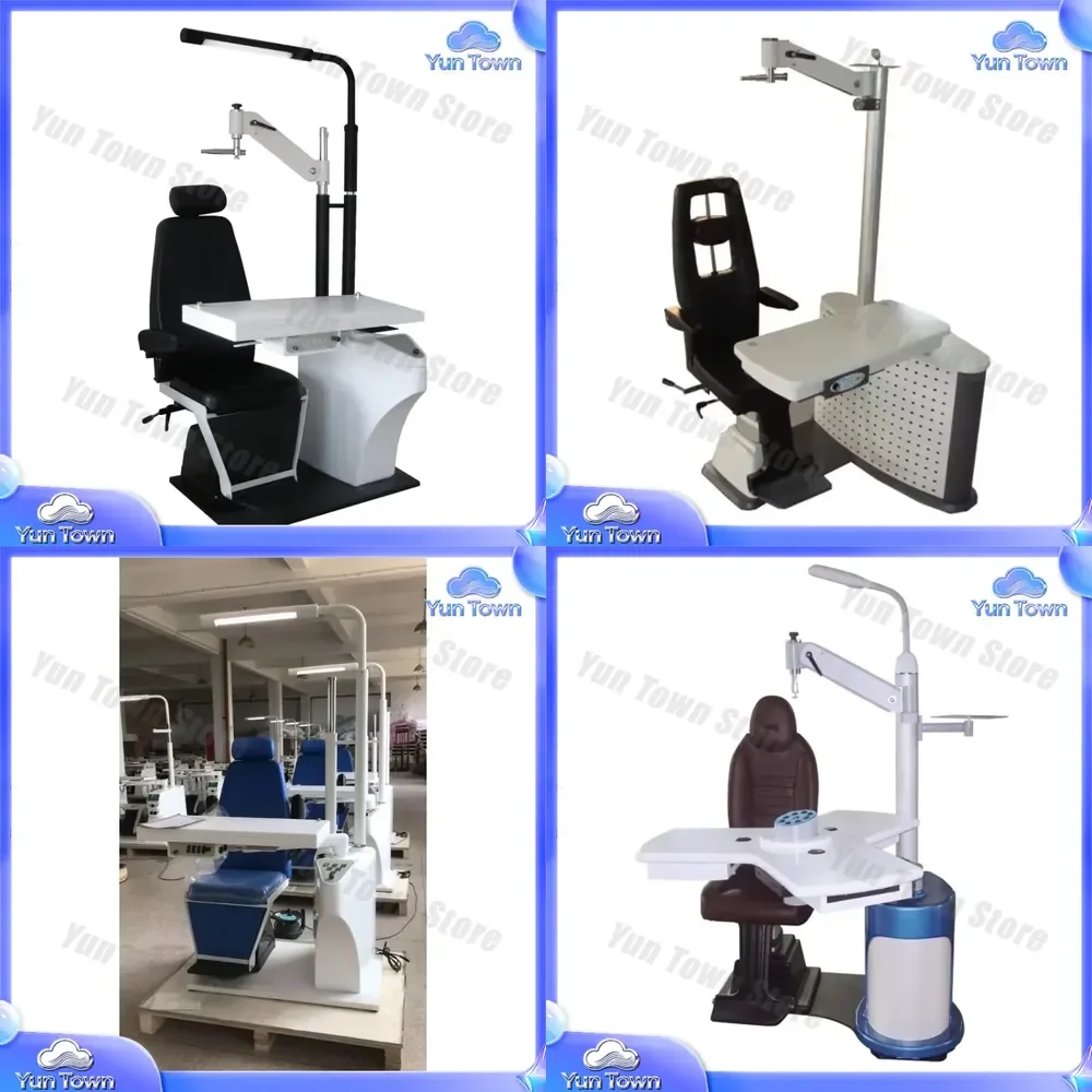 Electric Ophthalmic Exam Chair and Stent Unit for Medical Clinic for Eye Examination Equipment for Optometry Furniture for