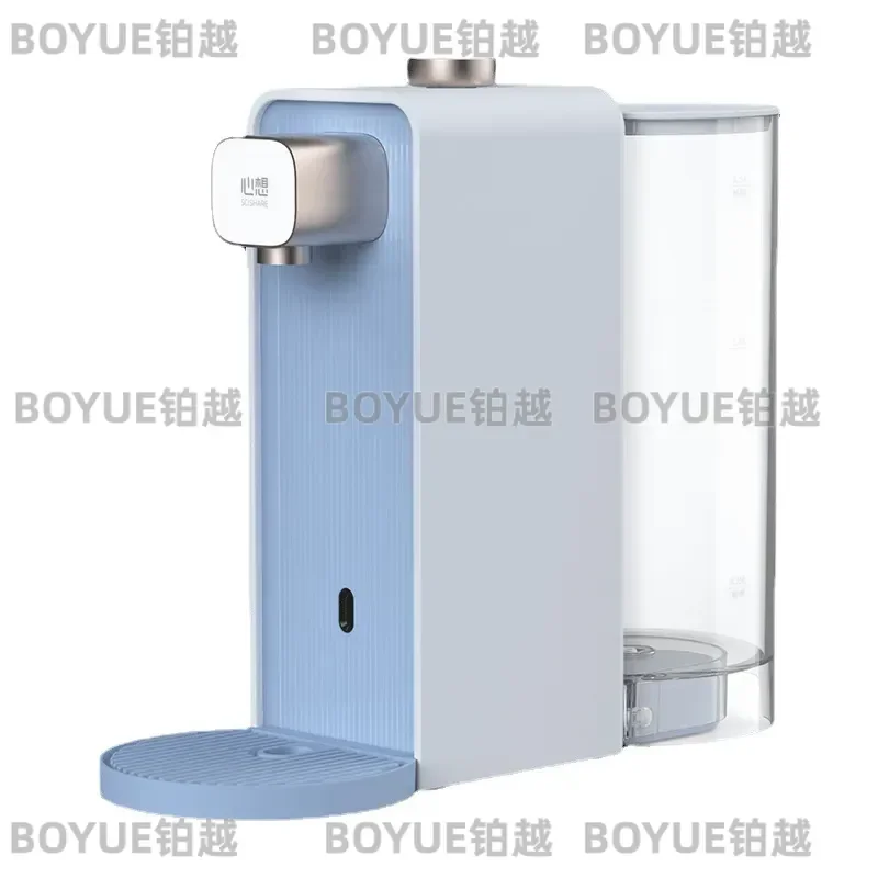 Mini Instant Hot Water Dispenser Antibacterial Desktop Heater Quick Boil Sea Salt Blue Compact Home Office Portable Kettle