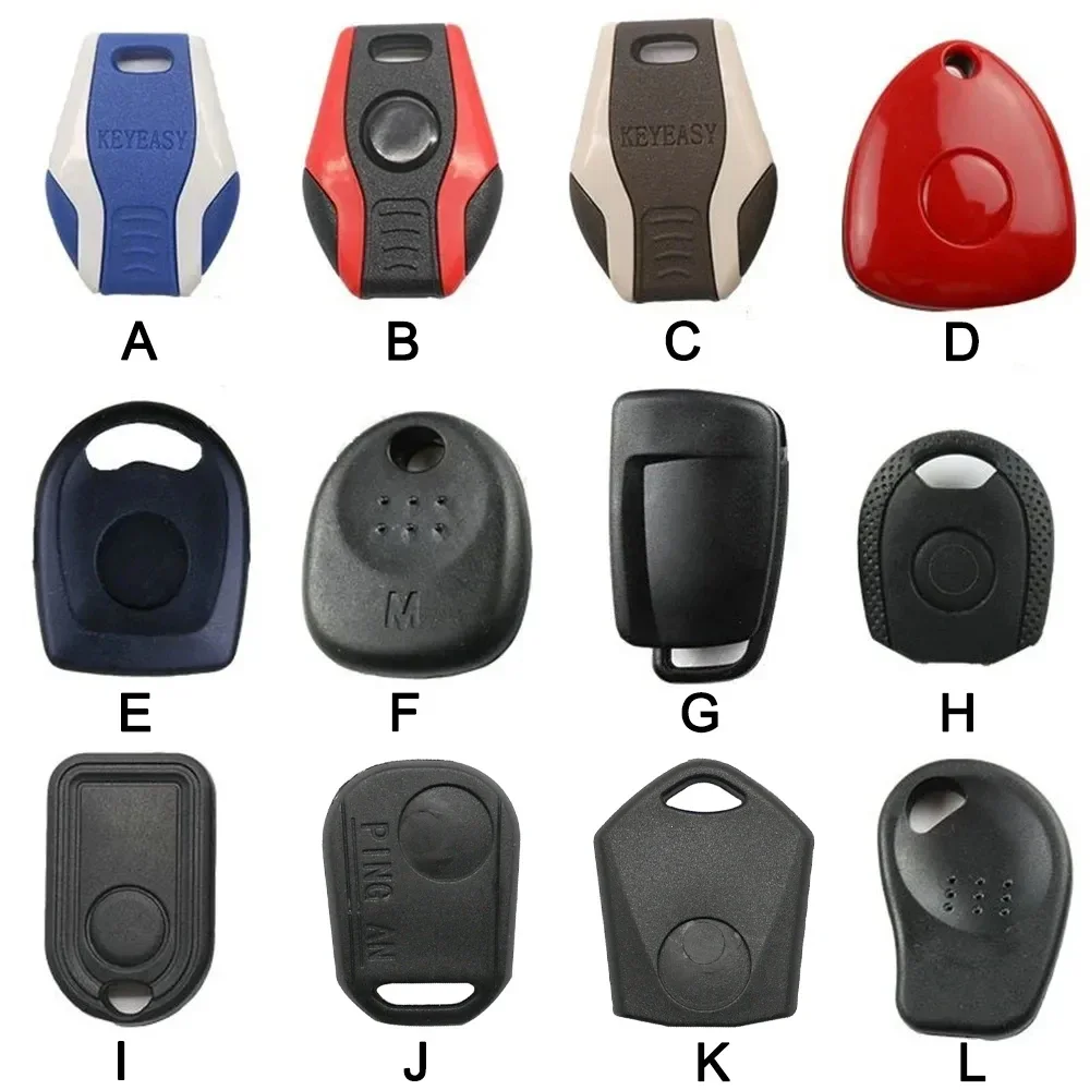 10 Pcs Universal Transponder Car Key Handle Fob Shell Case For KeyDiy KD Xhorse VVDI JMD Key Blade Head