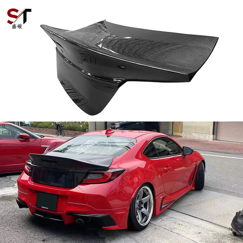 

Подходит для Toyota GR86 Subaru BRZ, задняя крышка из углеродного волокна, задняя крышка, модификация багажника, аксессуары для объемного звучания