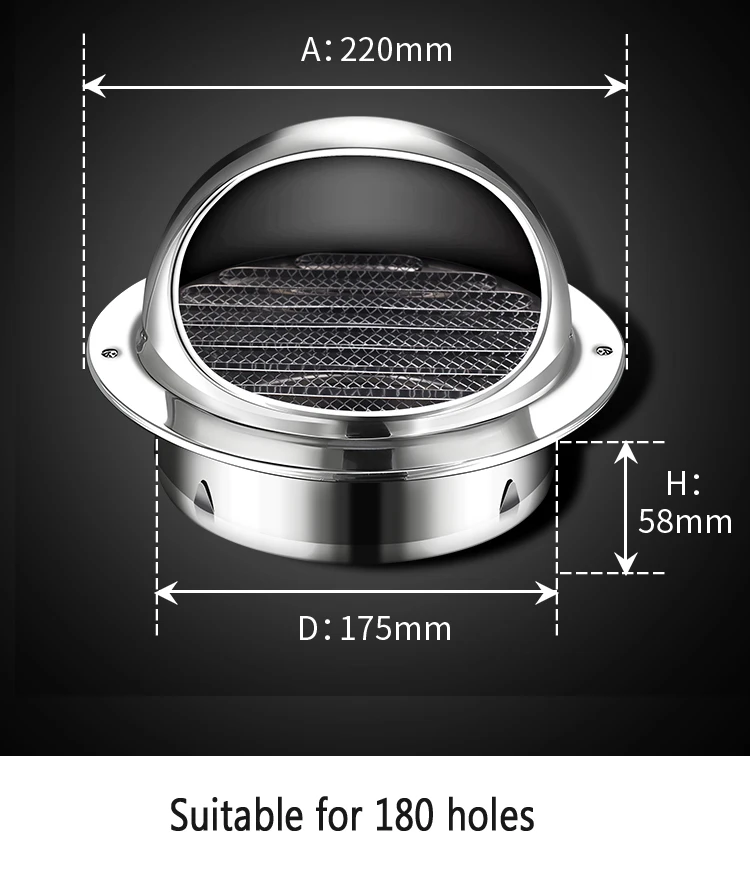 Variant: 201 steel 180mm