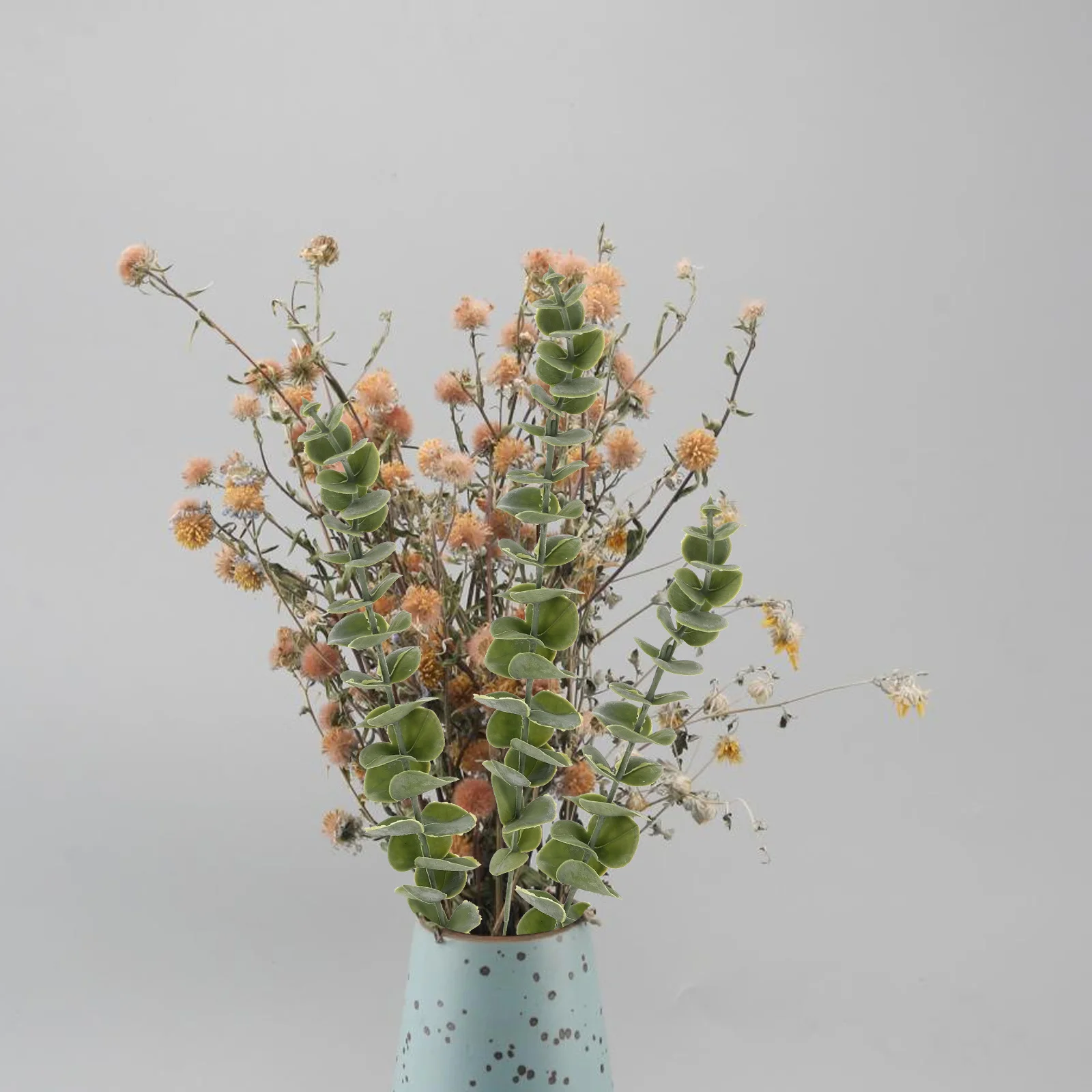 

20Pcs Artificial Eucalyptus Stems Real Touch Faux Greenery Branches Wedding Decor Bouquet Garland Indoor Outdoor Use