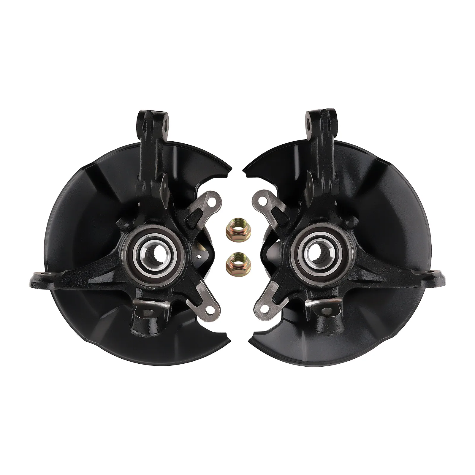 프론트 스티어링 너클 및 휠 허브 베어링 쌍, 혼다 시빅 DX, EX, GX, 하이브리드, LX 모델 2006 - 2007 44300SNA952