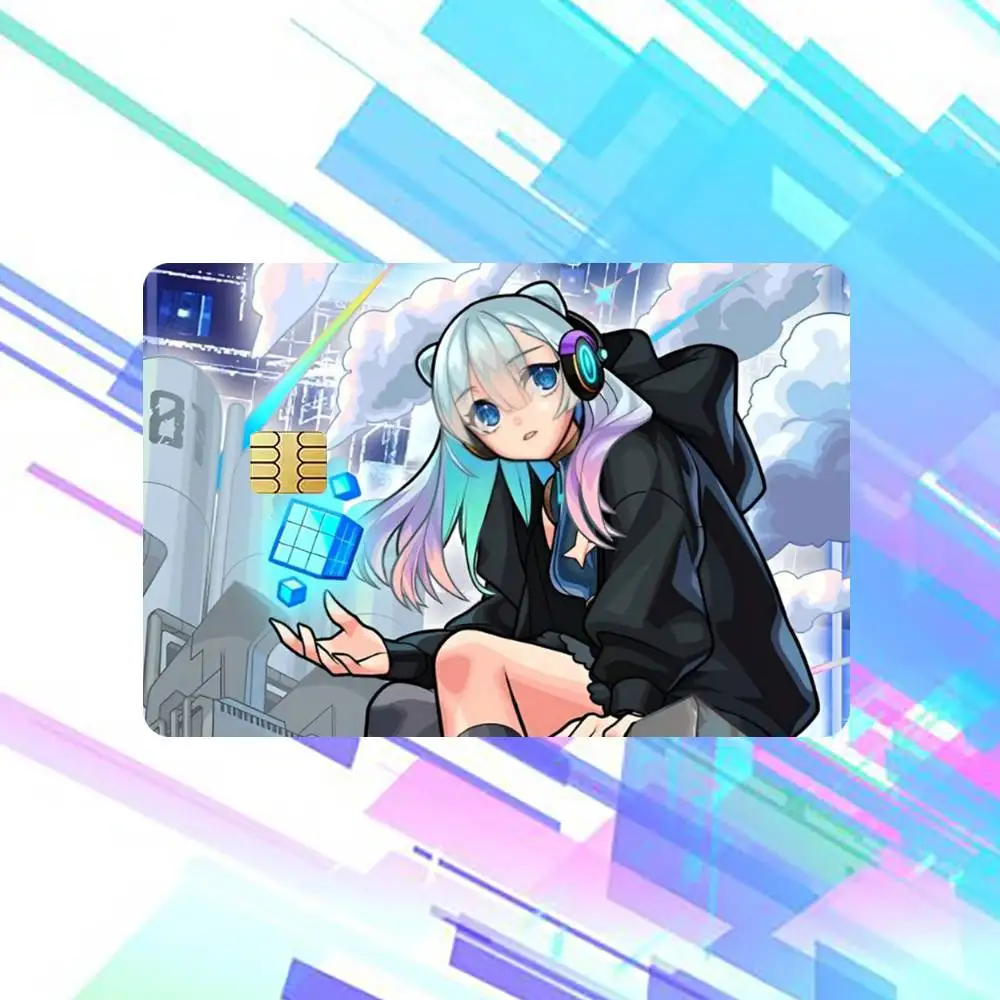 Monster Strike Game  Sticker Film Tape Skin for Credit Card Debit Card Cartoon Waterproof Stickers