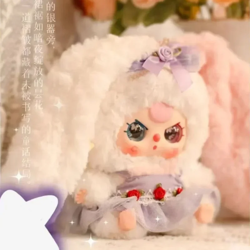 เด็กใหม่สาม Lily Rabbit Town V4 ไวนิล Plush กล่องตาบอดน่ารักกระเป๋าเป้สะพายหลังตกแต่งจี้ตุ๊กตา Mystery กล่องสาว Surprise ของขวัญ