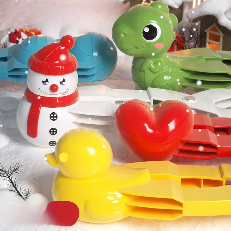 

Детская игрушка-зажим для снежков в виде утенка, снаряд для запуска снежков, оборудование для снежных боев и создания снеговиков