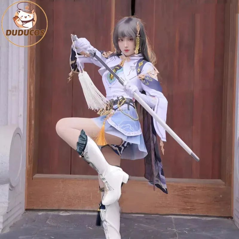 Didi 211 amor e deepspace zayne cosplay anime moda vestido casaco uniforme de batalha role play roupas trajes de halloween peruca sapatos