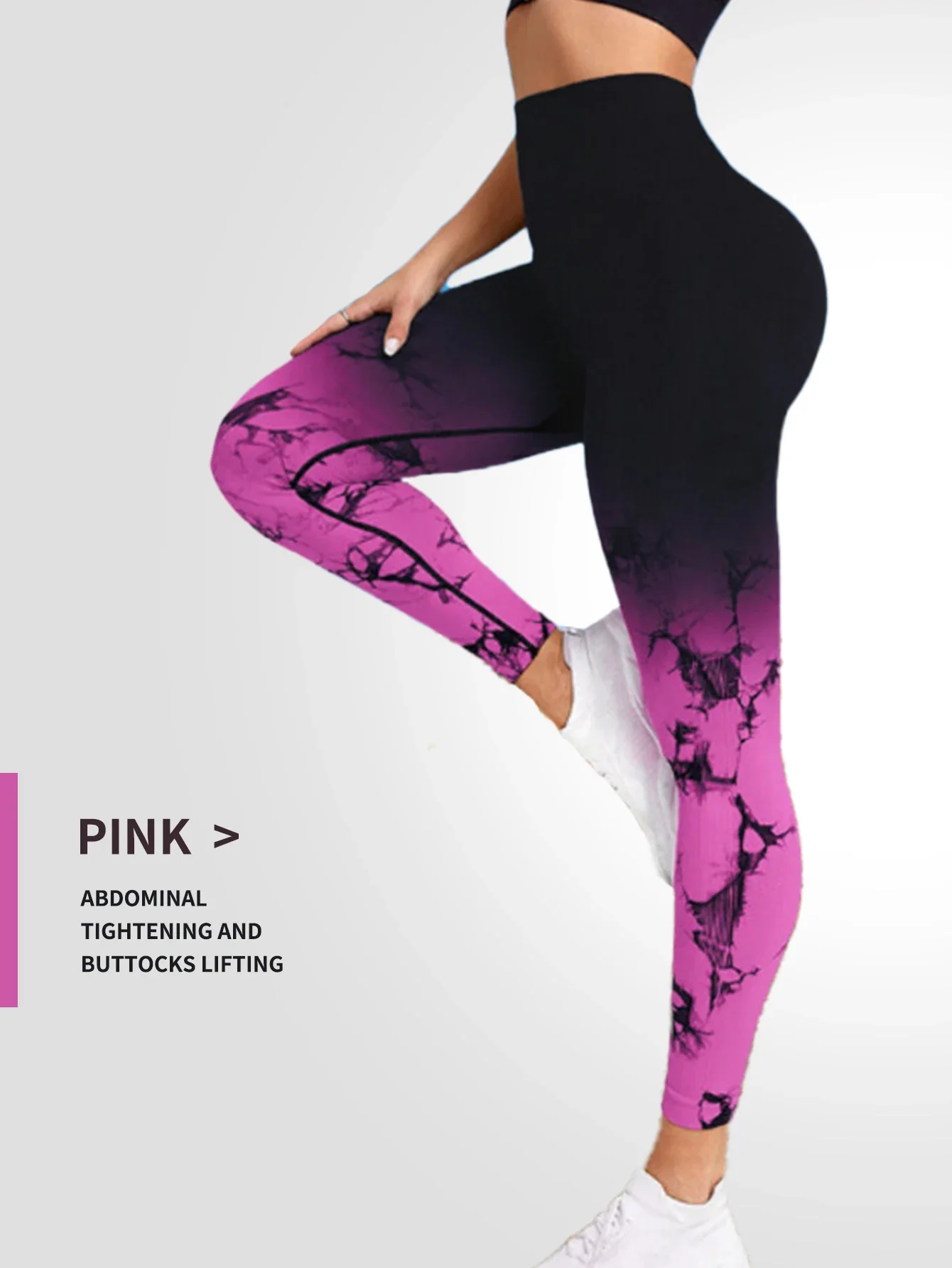 Neue Tie Dye Yoga Hosen Sport Leggings Frauen Nahtlose Hohe Taille Push-Up Frau Strumpfhosen Fitness Workout Leggins Gym Kleidung