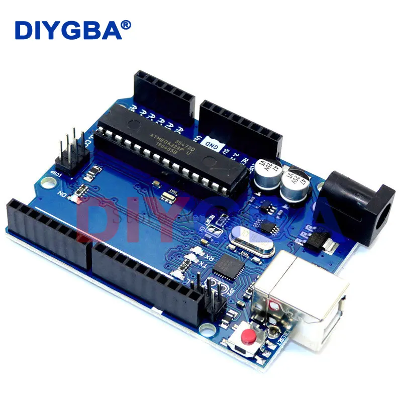 1 Set For UNO R3 ATMEGA16U2+MEGA328P Chip For Arduino UNO R3 Development board with USB CABLE