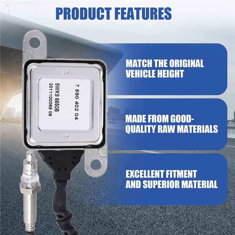 5WK96650B Stikstofoxide Sensor Nox Sensor Voor BMW F10 F11 F18 523I 528I 530I 759040204 11787590404 11787590 404