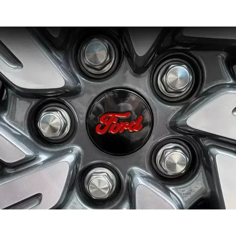 عجلة توجيه سيارة ملصق مائي الجبهة الخلفية شارة محور ملصق لفورد اكسبلورر إسكيب ST كوغا مونديو التركيز حافة الخطى