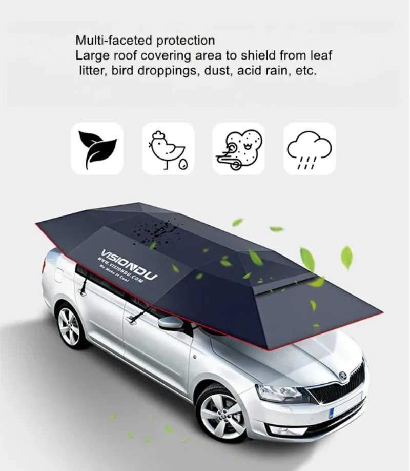 Automatic semi-automatic car canopy automatic car clothing mobile carport sunshade sunscreen car sunshade umbrella