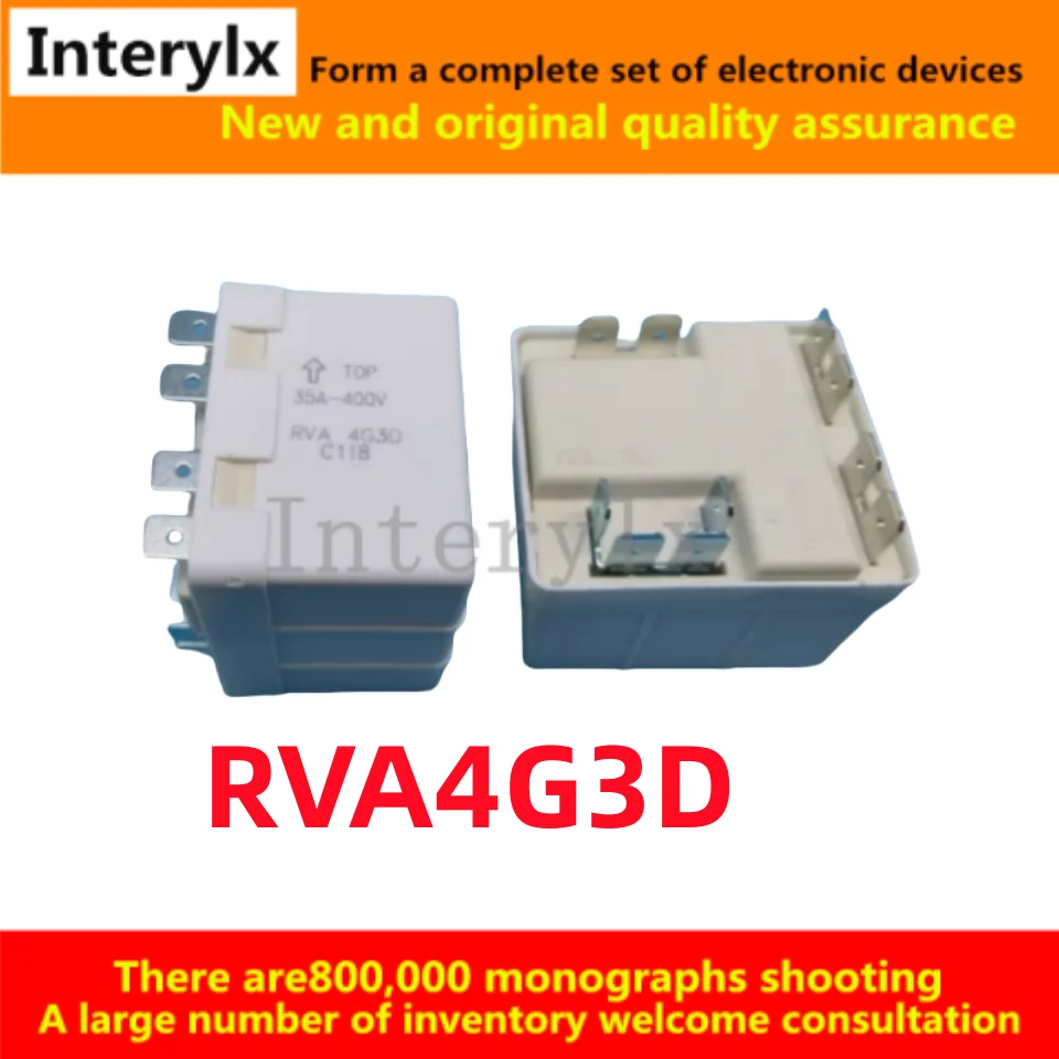 1Pcs/Lot Electrica RVA4G3D original 3P 220V compressor start relay 35A-400V