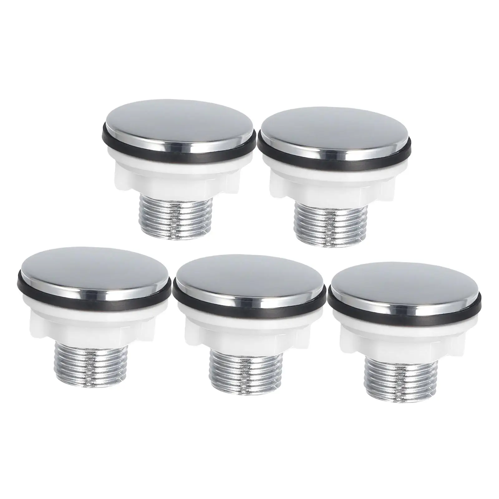 Durable Plastic Sink Tap Hole Cover Cap Stopper Plug Plate for Bathroom Bathtub Overflow Water Tank