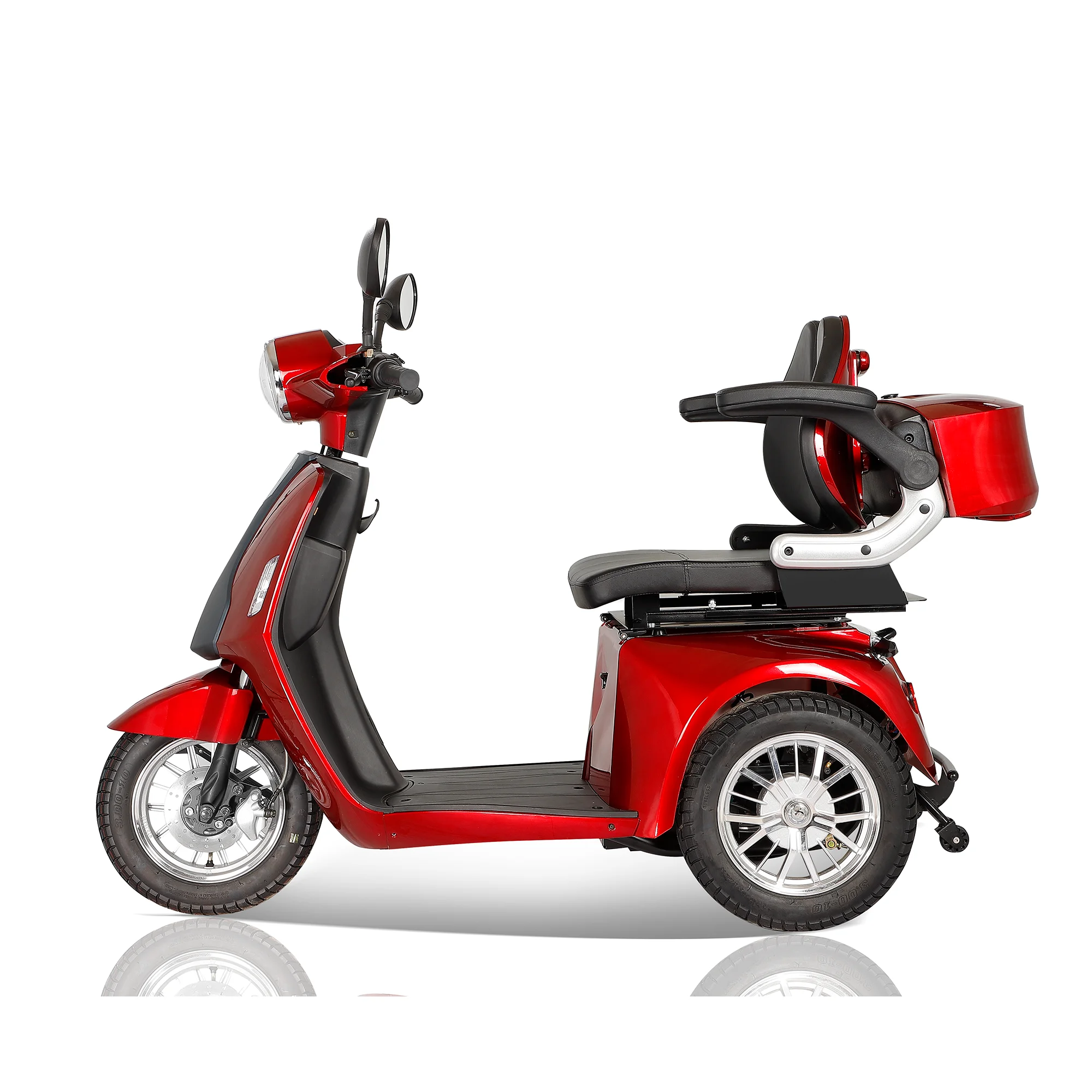 Scooter électrique de haute puissance, trottinette mobile avec grand signal réfléchissant