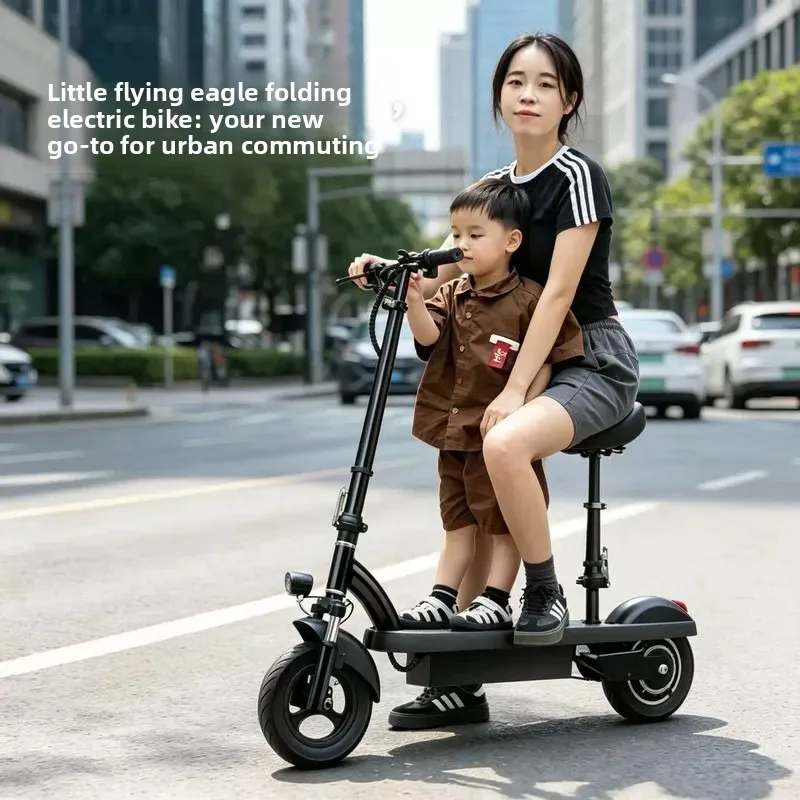 Folding Electric Scooter High Load Bearing Stable Small Eagle Adult Students Share Durable E Bike