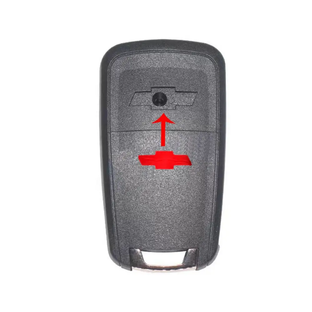 Alumínio Oval Car Key Sticker, Substituição do logotipo para Chevrolet, Boa qualidade, Smart Car Key Badge