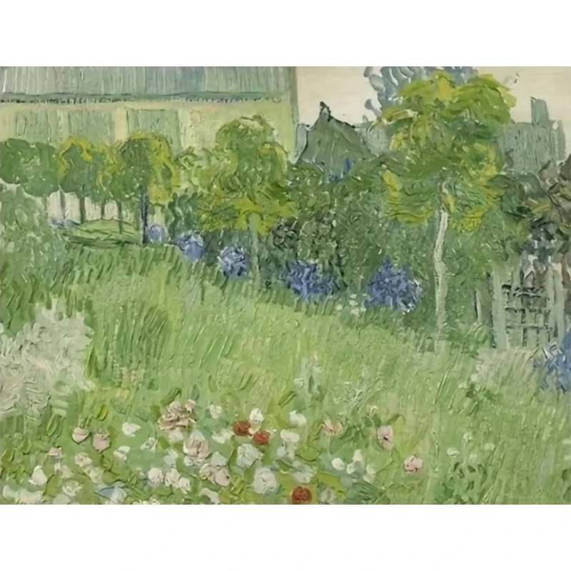Van Gogh Courting Couples Garden Jigsaw Puzzle - Parisian for art Puzzle with Vibrant Floral & Garden Scene,