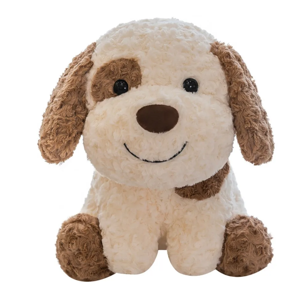 

Stuffed Animal Simulation Dog Plush Toy Smile Brown Spot Animal Puppy Dolls Soft Kawaii Shiba Inu Plush Dolls