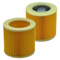 1/2 Pack 6.414-552.0 Replacement Filter – Compatible with Karcher WD1/WD2/WD3, MV2/MV3 Series Vacuums