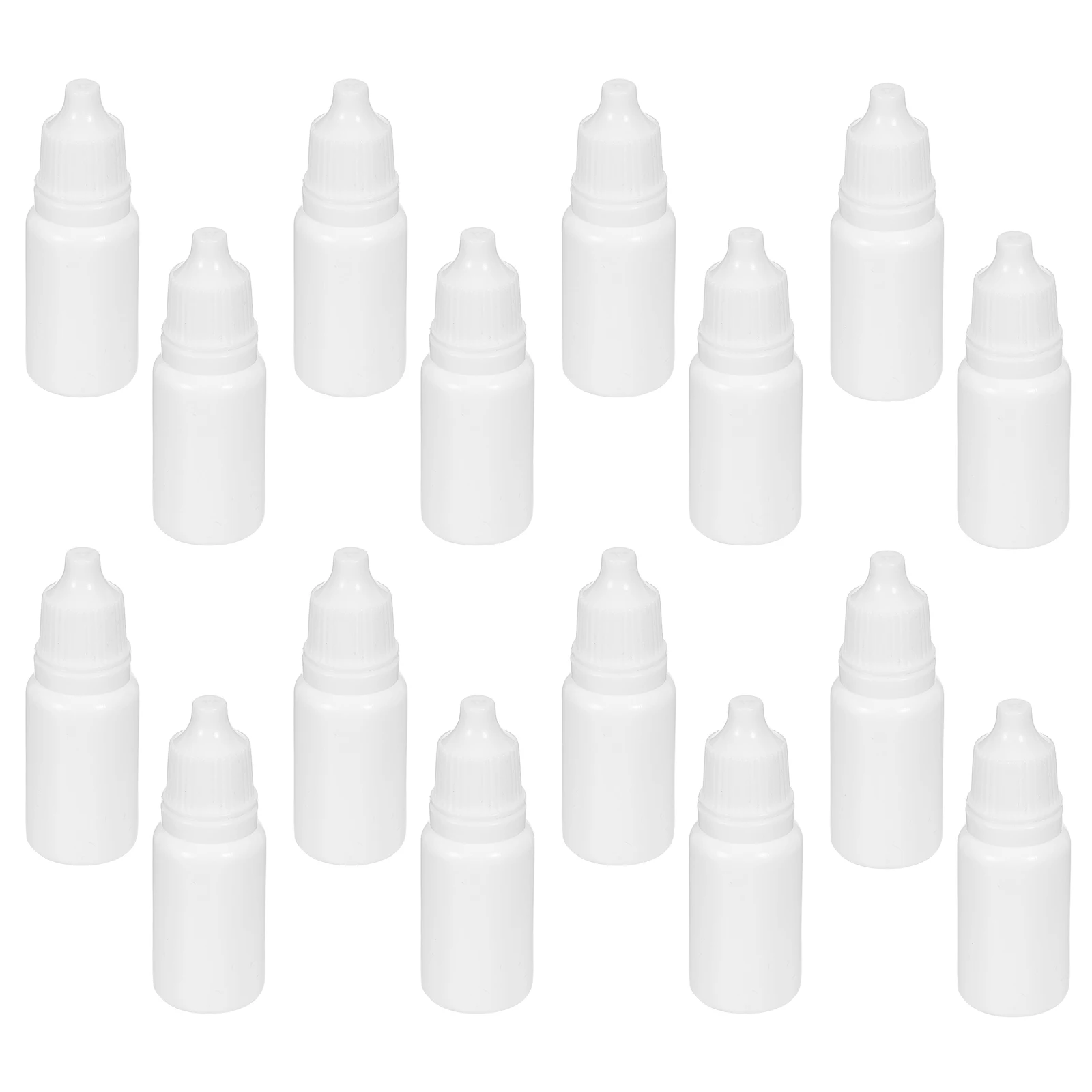 

60Pcs Eyedrops Bottles Portable Transparent 10ml Refillable Dropper Container Travel Mini Liquid Holders Essential Oils