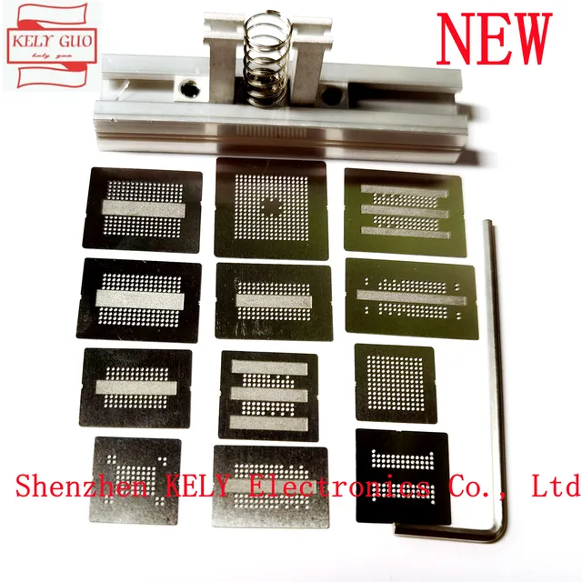 Szablony do reballingu BGA z pamięcią bezpośredniego ciepła Uchwyt szablonu Jig do DDR1 DDR2 DDR3 DDR5 DR2-3 DDR3-2 GDDR5 Naprawa spawania