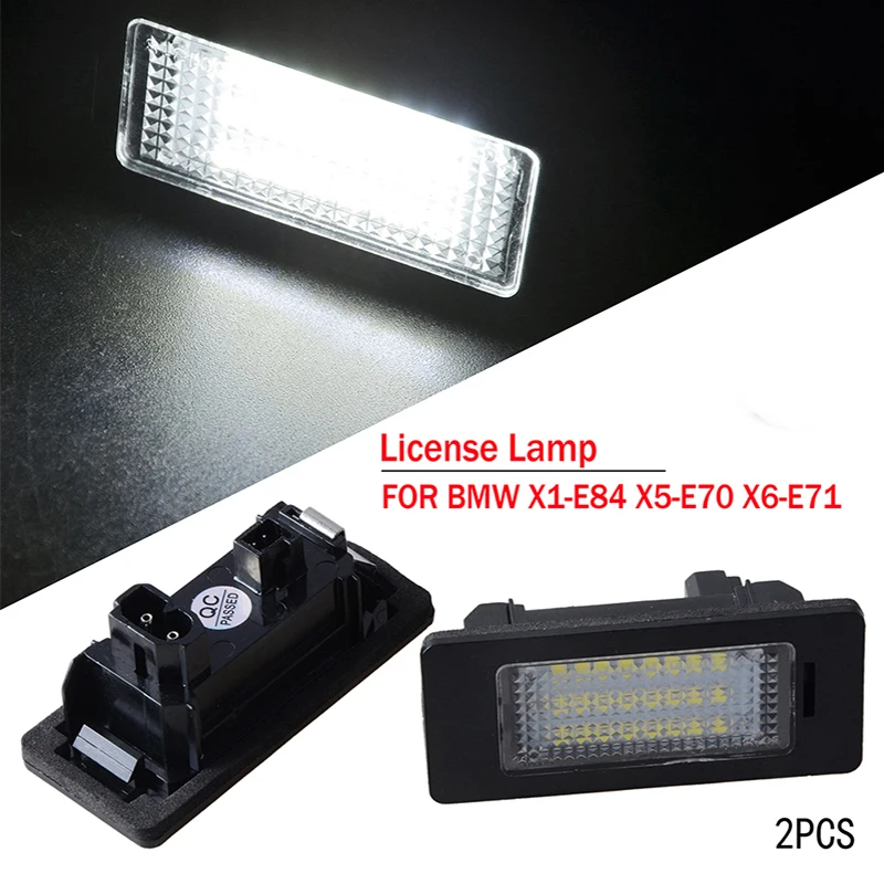 Car Rear License Plate Light Lamp Assembly Fit For BMW E39 M5 E70 E71 X5 X6 M5 E90 E92 E93 M3  Car Accessories