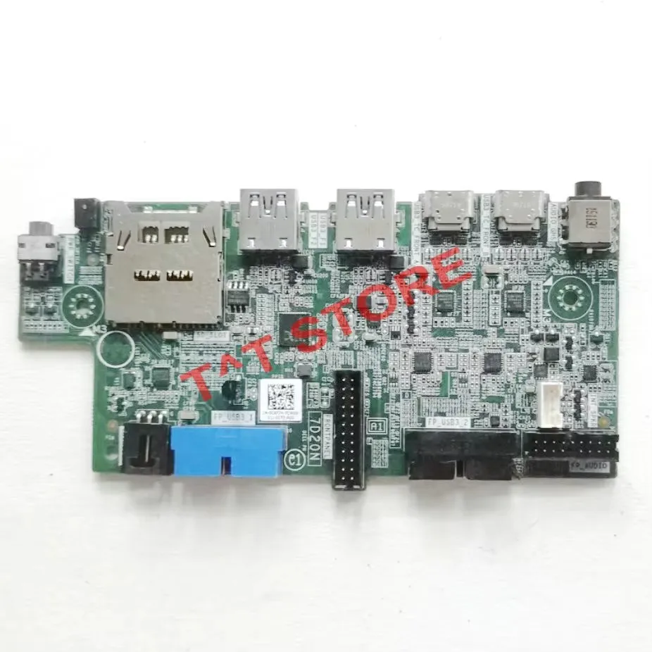 original 0CRF7H FOR Dell Precision TOWER 5820 7820 power botton USB TYPE-C SD reader front Control Panel Assembly board CRF7H