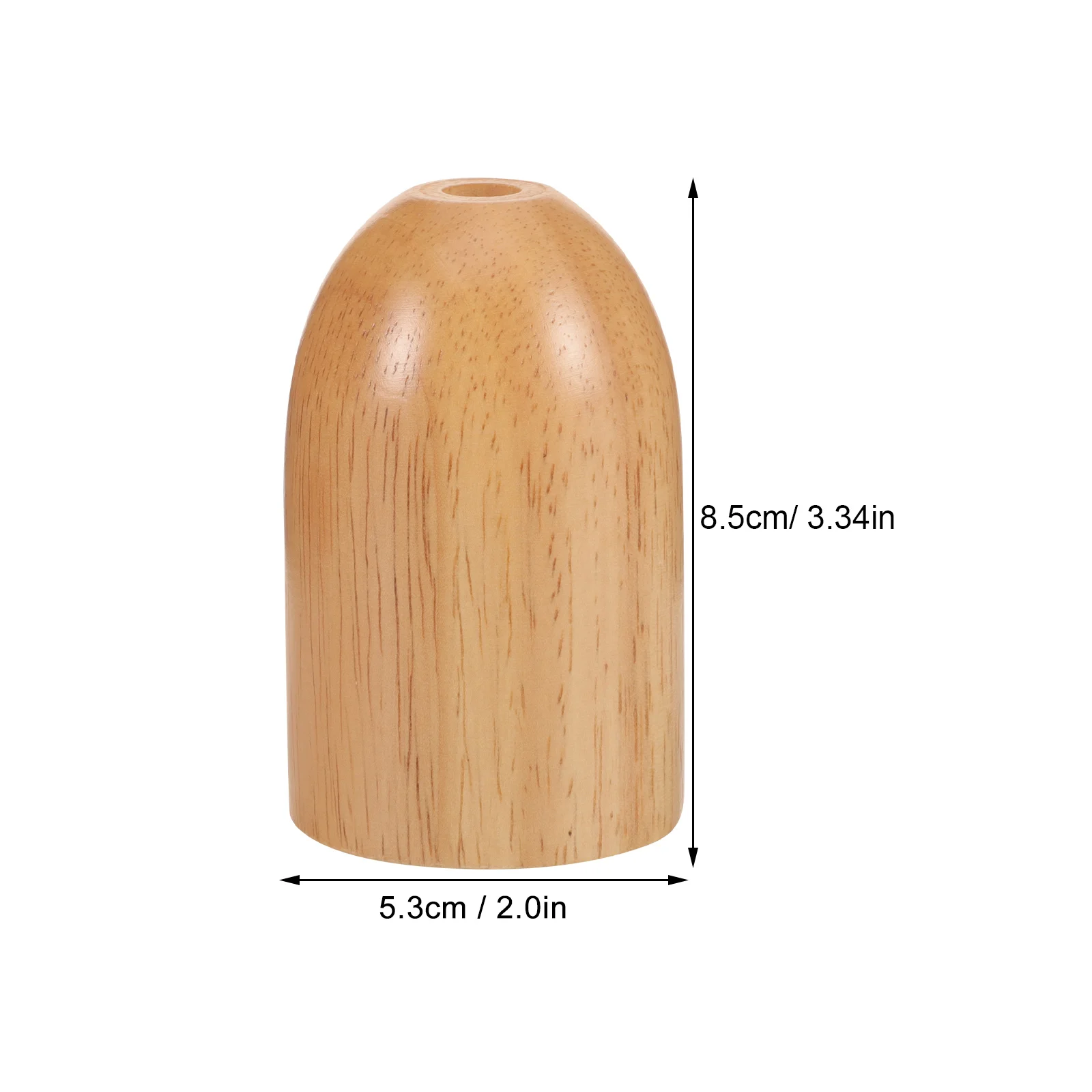 

Wooden Lamp Holder Cup E27 Socket Round Design DIY Light Holder Cups Beautiful Decoration Chandeliers Wall Lamps Replacement Old