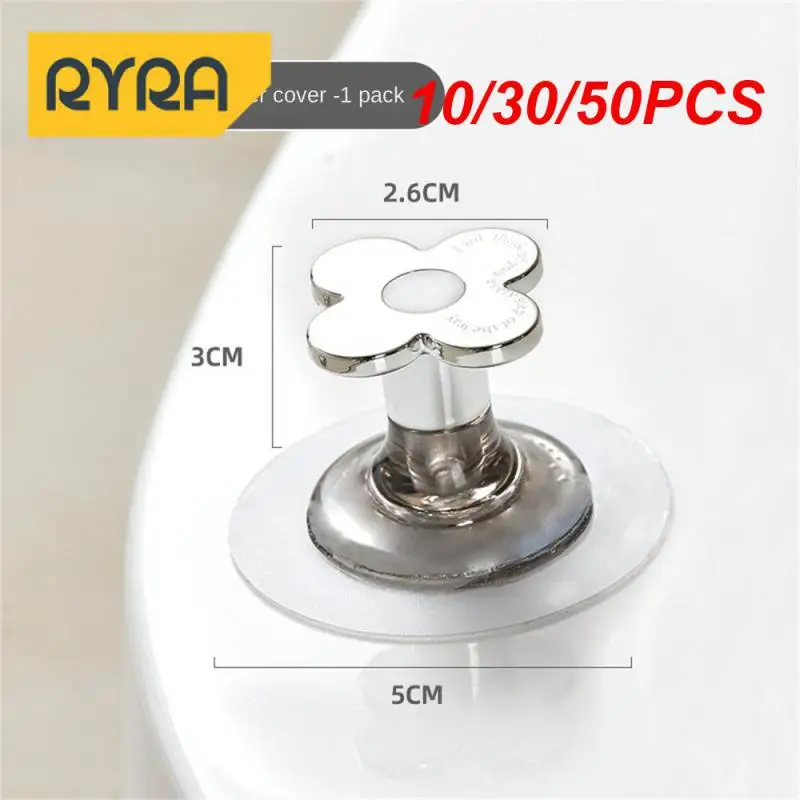 10/30/50PCS Toilet Seat Without Cover Handle Confirm The Pasting Position Groove Design Beautiful Texture Toilet Lifter