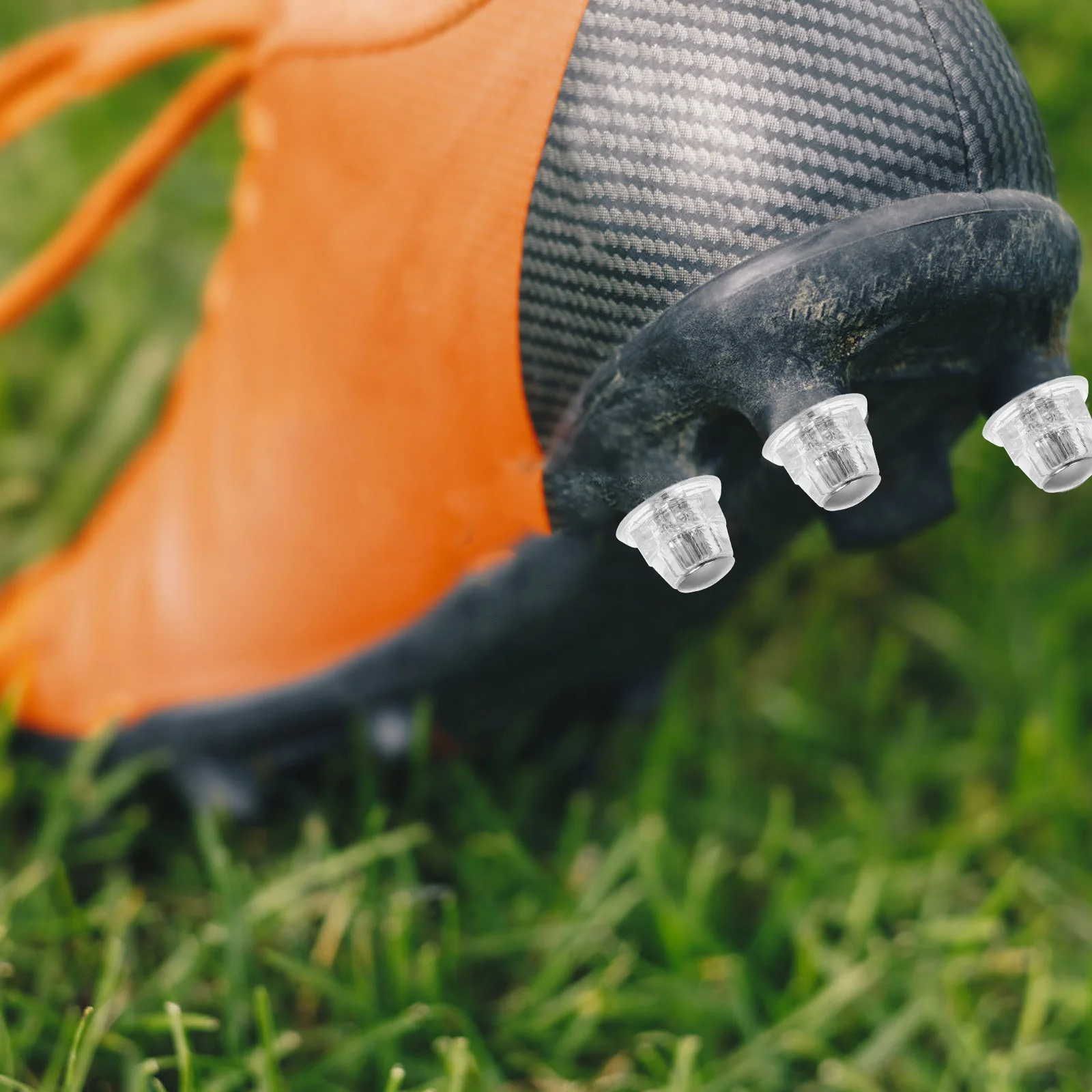 

10pcs Soccer Cleat Studs Football Spikes Aluminum M5 Threads 13mm Transparent Training Accessories Outdoor Sports Shoe Nail