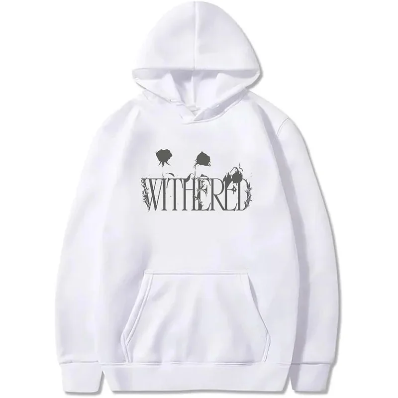 2025 yiyi D4vd Withered Logo Толстовки с капюшоном Tour Merch Пуловеры для женщин и мужчин Модная уличная одежда в стиле хип-хоп Толстовки с длинными рукавами