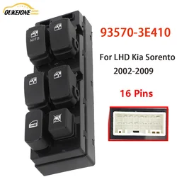 For LHD Kia Sorento 2002 2003 2004 2005 2006 2007 2008 2009 93570-3E410 Electric Master Power Window Control Switch 935703E410