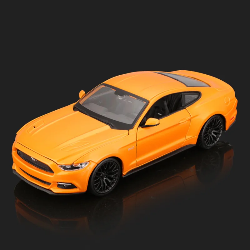 Maiisto-Ford Mustang GT Alloy Miniature Diecast Modelo Ford Sports Car, brinquedo para crianças, presente de Natal, novo produto, Disponível, 1:24, 2015