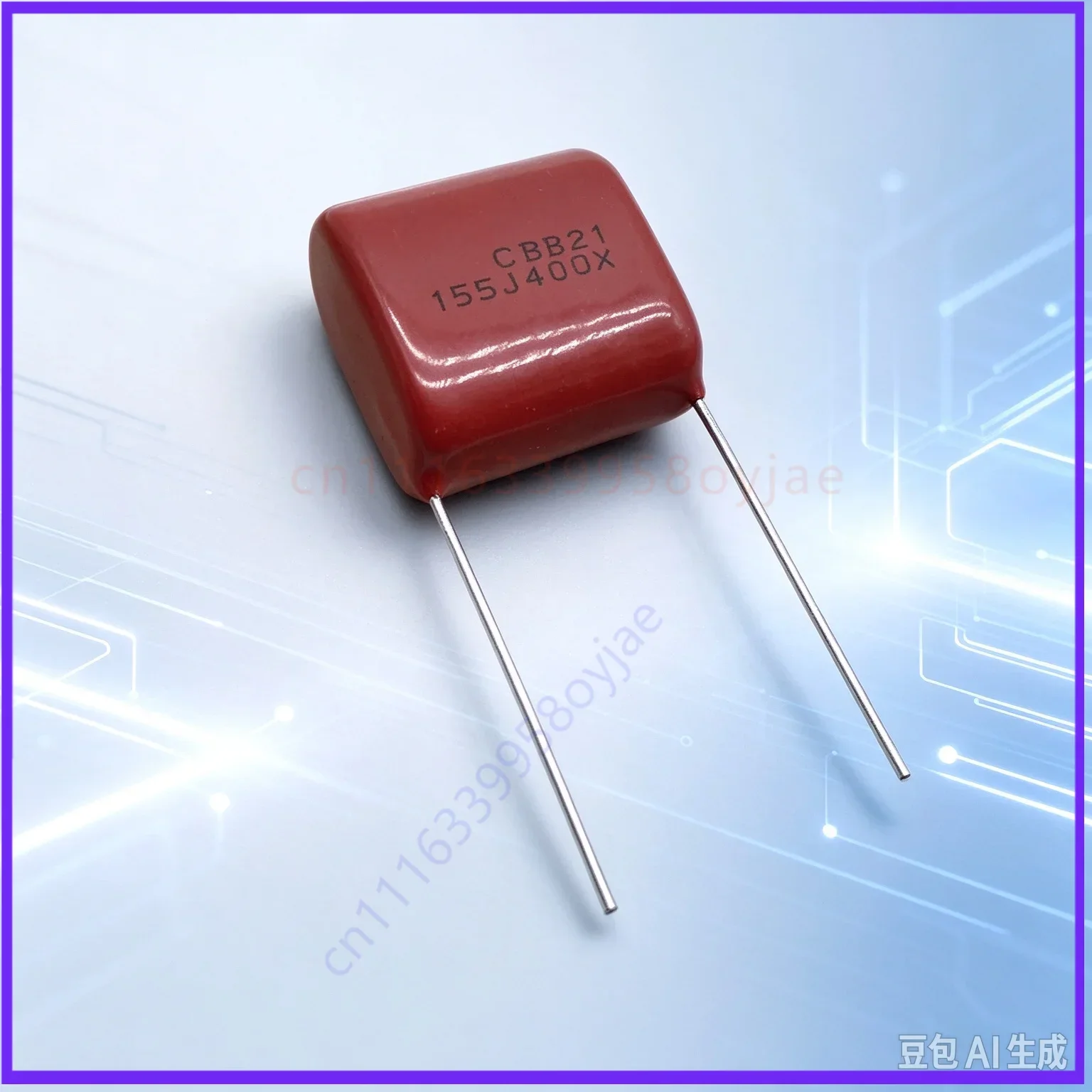Metallized GD CBB CL21 Polypropylene 155 1.5uf 1u5 400v 2G Film Capacitor for Xiamen Farad C31  100pcs