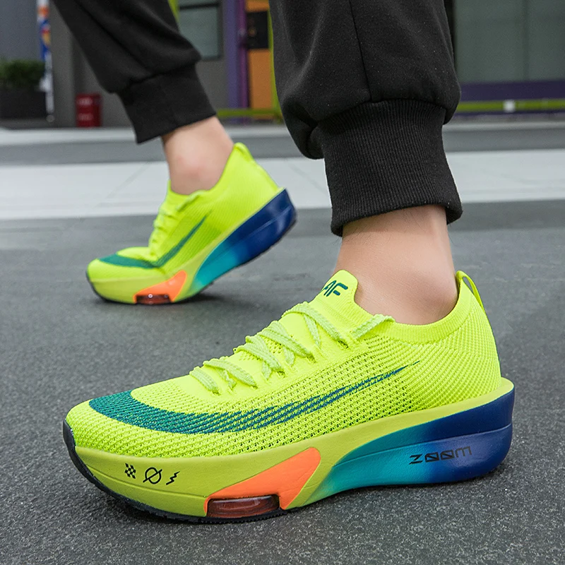 2025 New Marathon Running Shoes, Lightweight Racing Carbon Plate Running Shoes, Men's and Women's Outdoor Sports Shoes