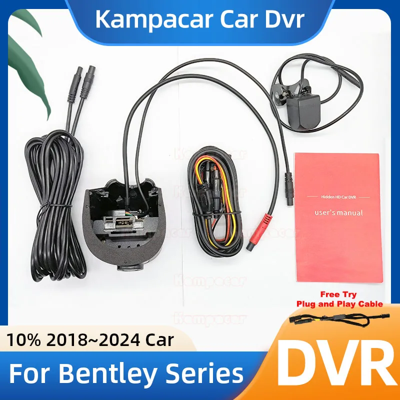 BL01 1K 2K 4K Plug and Play Car Dvr Dash Cam DashCam For Bentley Bentayga Continental GT Flying Spur 2018 2019 2020 2021-2024